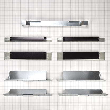 Kitchenaid W11300447 Built-In Oven Side Trim Kit, Stainless Steel with (2) 30" trim pieces