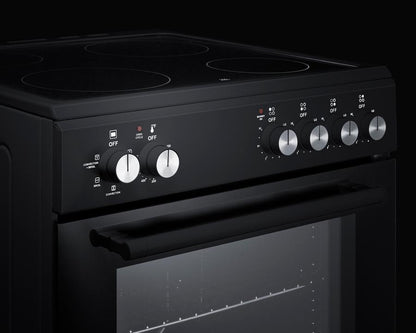 Summit REXT20BL 20" Wide Electric Smooth-top Range