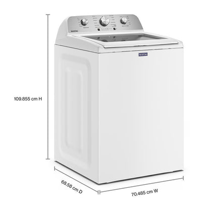 Maytag MTW5205TW 4.7 Cu. Ft. Top Load Agitator Washer with Extra Power Cycle