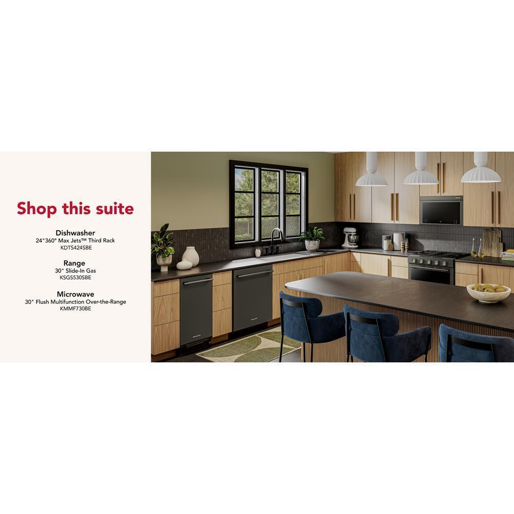 KTTP515TBE KitchenAid® 15 in. Built-In Trash Compactor with Built-In Odor Management System
