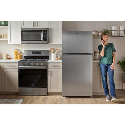 WRTX3021TB Whirlpool® 32.8-inch Wide Top Freezer Refrigerator with Total Coverage Cooling- 21.3 Cu. Ft.