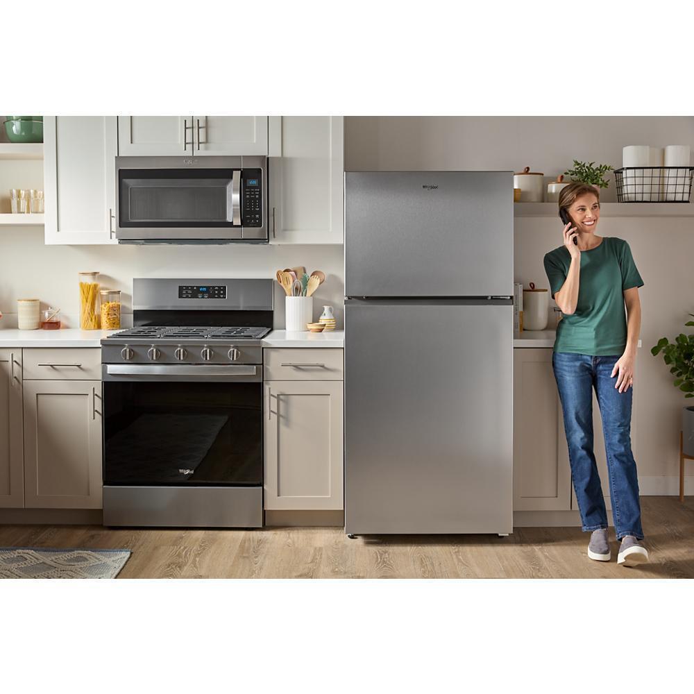 WRTX3316TW Whirlpool® 28-inch Wide Top Freezer Refrigerator with Total Coverage Cooling- 16.3 Cu. Ft.