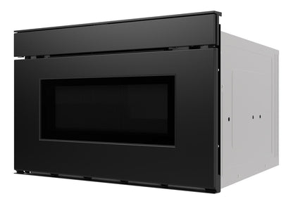 SMD2479MB Sharp 24 in. 1.2 cu. ft. Deco Series Built-In Smart Microwave Drawer™ Oven with Easy Wave Open in Black