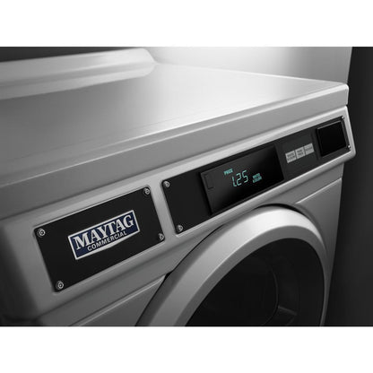 Maytag MDE28PRTGW Commercial Electric Dryer, Card Reader Ready or Non-Vend