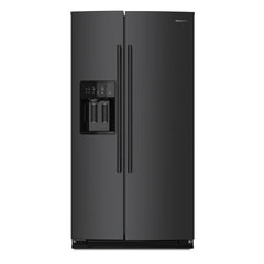 Kitchenaid KRSC536RBE 20.8 Cu. Ft. Counter-Depth Side-by-Side Refrigerator with Exterior Ice and Water Dispenser in Black Ore