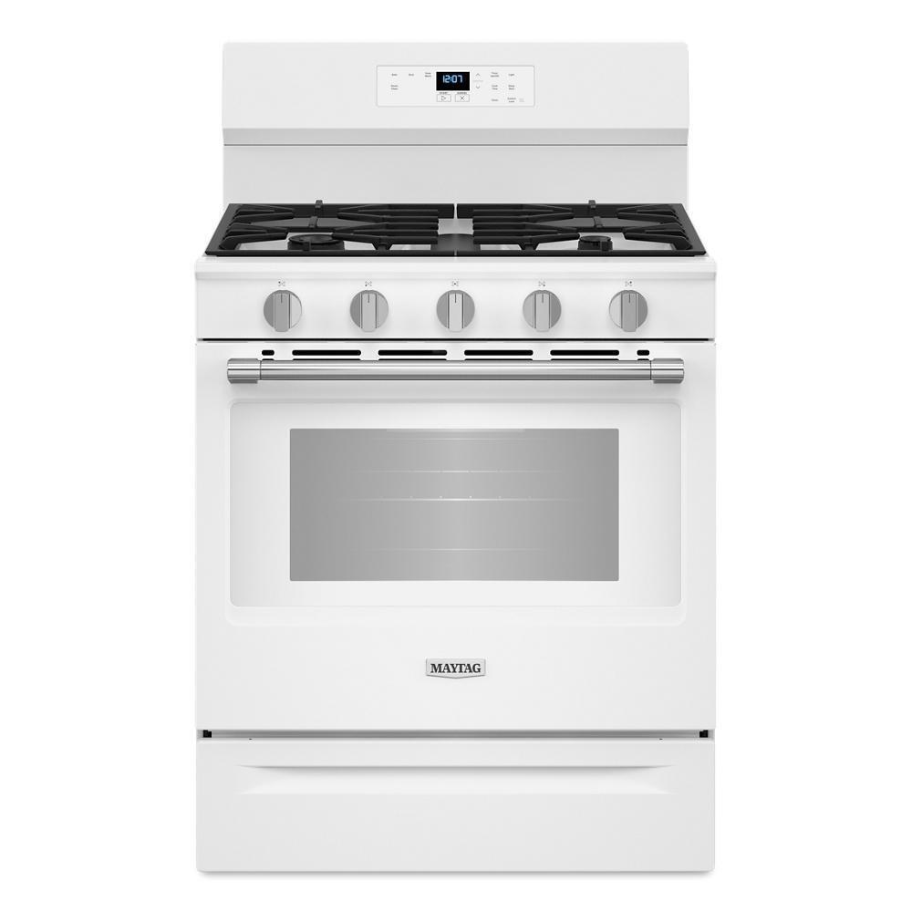 Maytag MFGS4030RW 30-Inch Wide Gas Range With Steam Clean - 5.0 cu. ft.