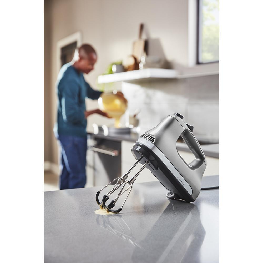 Kitchenaid KHM6118CU 6 Speed Hand Mixer with Flex Edge Beaters
