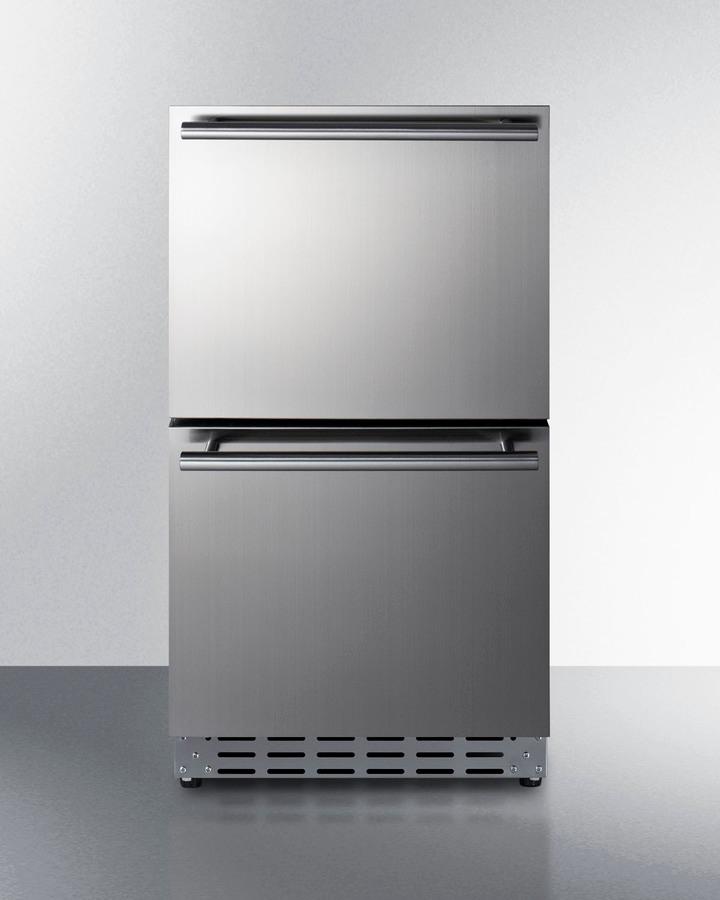 Summit 18" Wide 2-drawer All-refrigerator, ADA Compliant
