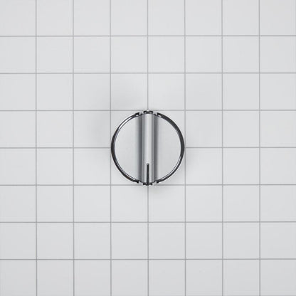 Kitchenaid WPW10594481 Range Surface 1 7/8-IN D Round, Blade-Style Burner Control Knob with 1/2-IN Spindle - Stainless Steel
