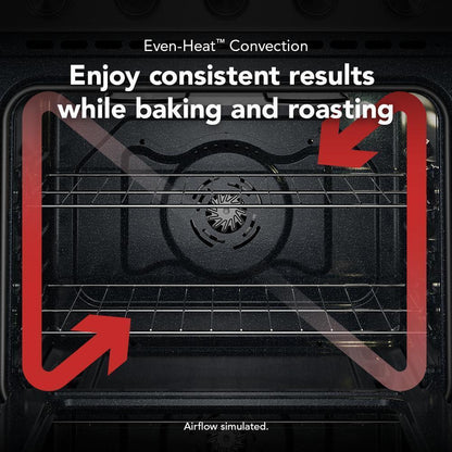 Kitchenaid KSGS330SPS 5.0 Cu. Ft. Smart Slide-in Gas Range with Convection Cooking Modes