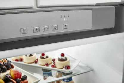 Bottom-Mount Refrigerator 24-inches wide - Fingerprint Resistant Stainless Steel