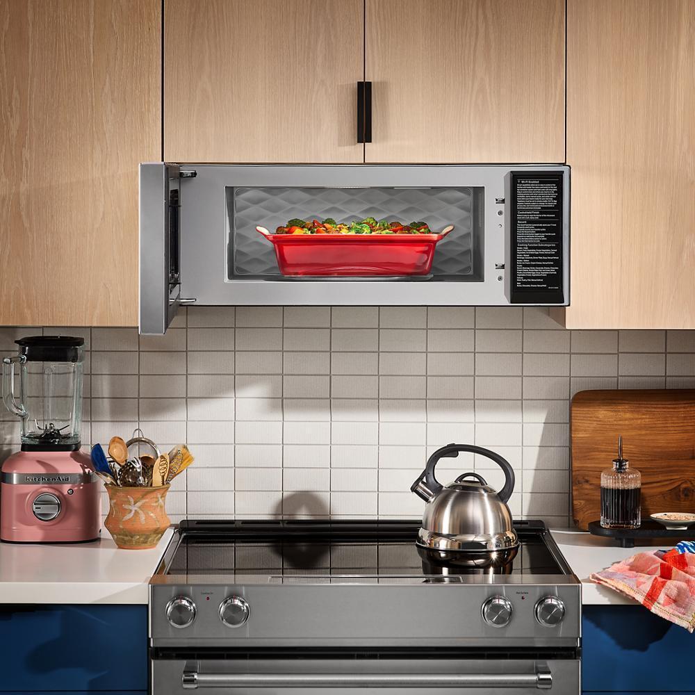 Kitchenaid KMML550RPS Smart Low Profile Microwave Hood Combination with Dual Fan Ventilation