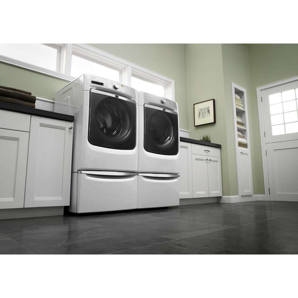 Maytag XHPC155XW 15.5" Pedestal for Front Load Washer and Dryer with Storage