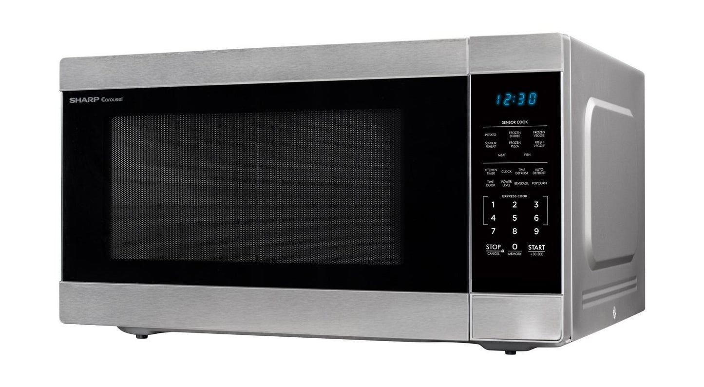 Sharp SMC2265GS 2.2 cu. ft. 1200W Stainless Steel Countertop Microwave Oven