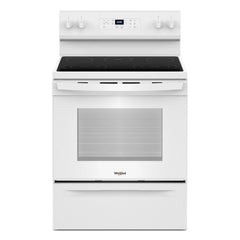 Whirlpool WFES3330RW 30-inch Electric Range with No Preheat Mode and Steam Clean