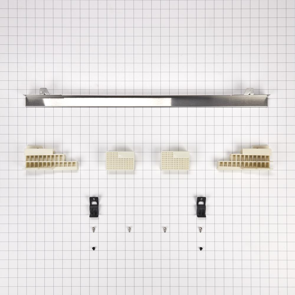 Kitchenaid W10801481 JennAir 27-IN Oven Flush Installation Trim Kit - Stainless Steel for Built-In Oven/Microwave Combination Models (JMW2427DS)