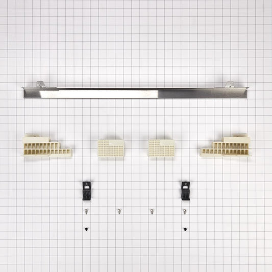 Kitchenaid W10801481 JennAir 27-IN Oven Flush Installation Trim Kit - Stainless Steel for Built-In Oven/Microwave Combination Models (JMW2427DS)