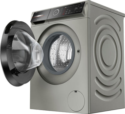 Bosch WGB246AXUC 800 Series, washing machine, frontloader fullsize, 1600 rpm, Silver inox