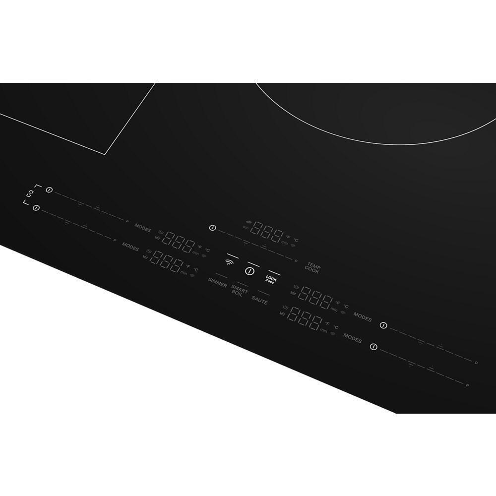 Whirlpool WCIT7536SB 36" Intelligent Induction Cooktop with Temp Cook™ Technology and WipeClean™ Coating