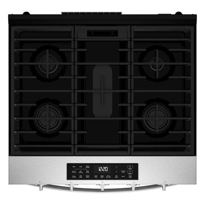 Whirlpool WSGS5030SZ 30-inch Gas Smart Range with Air Cooking Technology