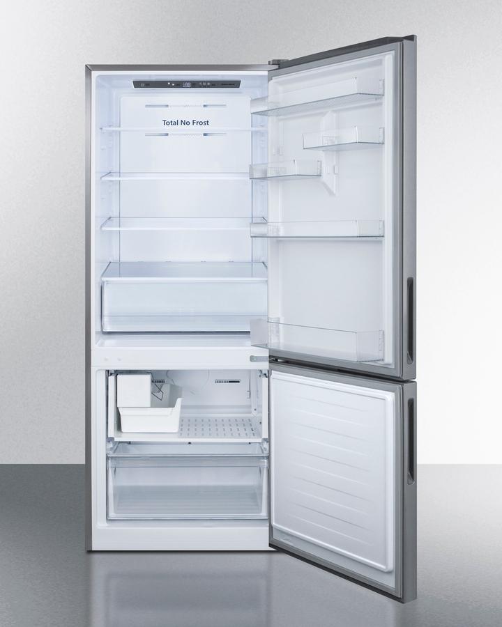 Summit FFBF279SSXIM 28" Wide Bottom Freezer Refrigerator