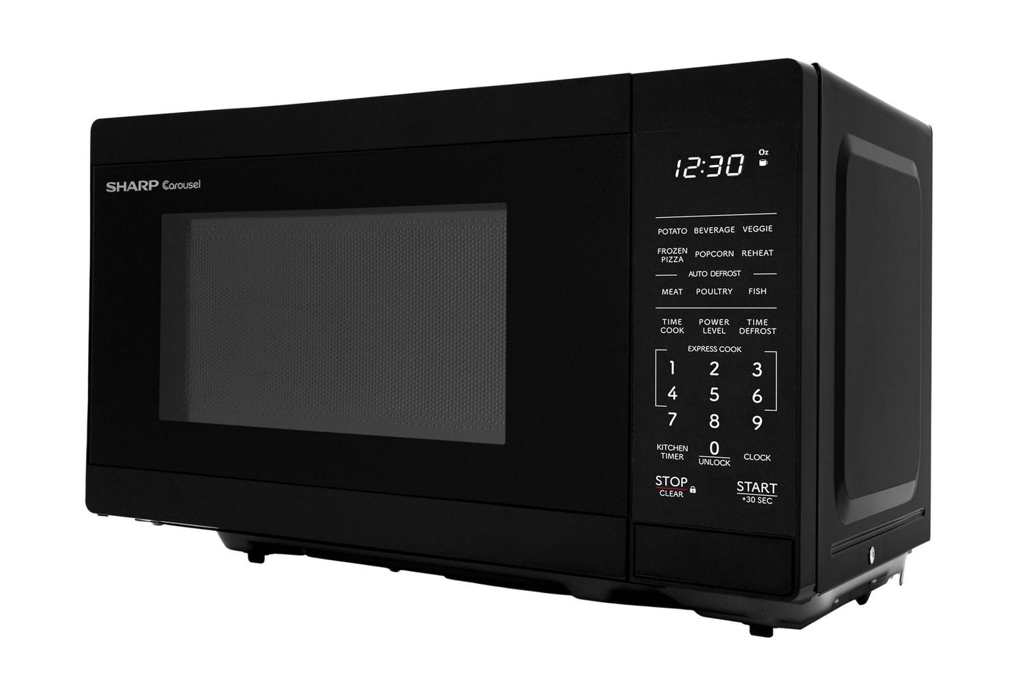SMC0760KB Sharp 0.7 cu. ft. 700W Black Countertop Microwave Oven