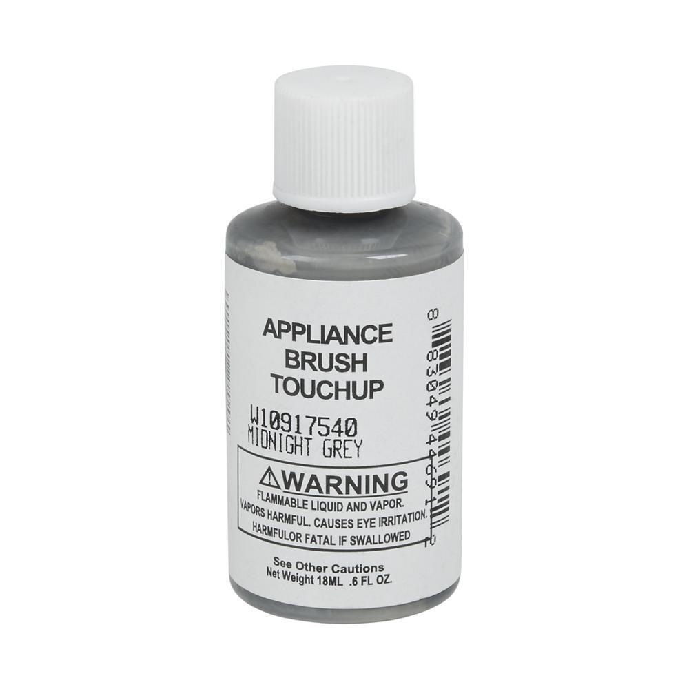 Whirlpool W10917540 Touch-Up Paint with a Brush - Midnight Grey 0.6-oz