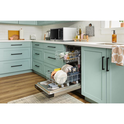 Whirlpool WDFS5118SS 18" Stainless Steel Dishwasher with Half Load Cycle and Triple Spray Arms - 48 dBA