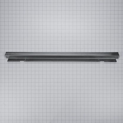 Whirlpool W10752697 30" Over-The-Range Microwave Trim Kit, Stainless Steel, with mounting hardware and installation instructions
