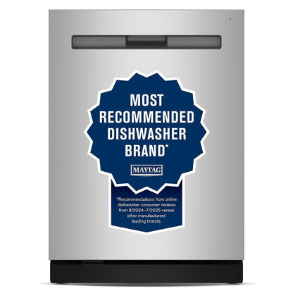 Maytag MDPS6124RZ Third Rack Dishwasher with Rapid Sani Cycle