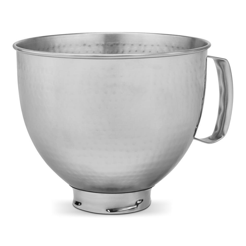 Kitchenaid KSM5SSBHM 5 Quart Tilt Head Hammered Stainless Steel Bowl