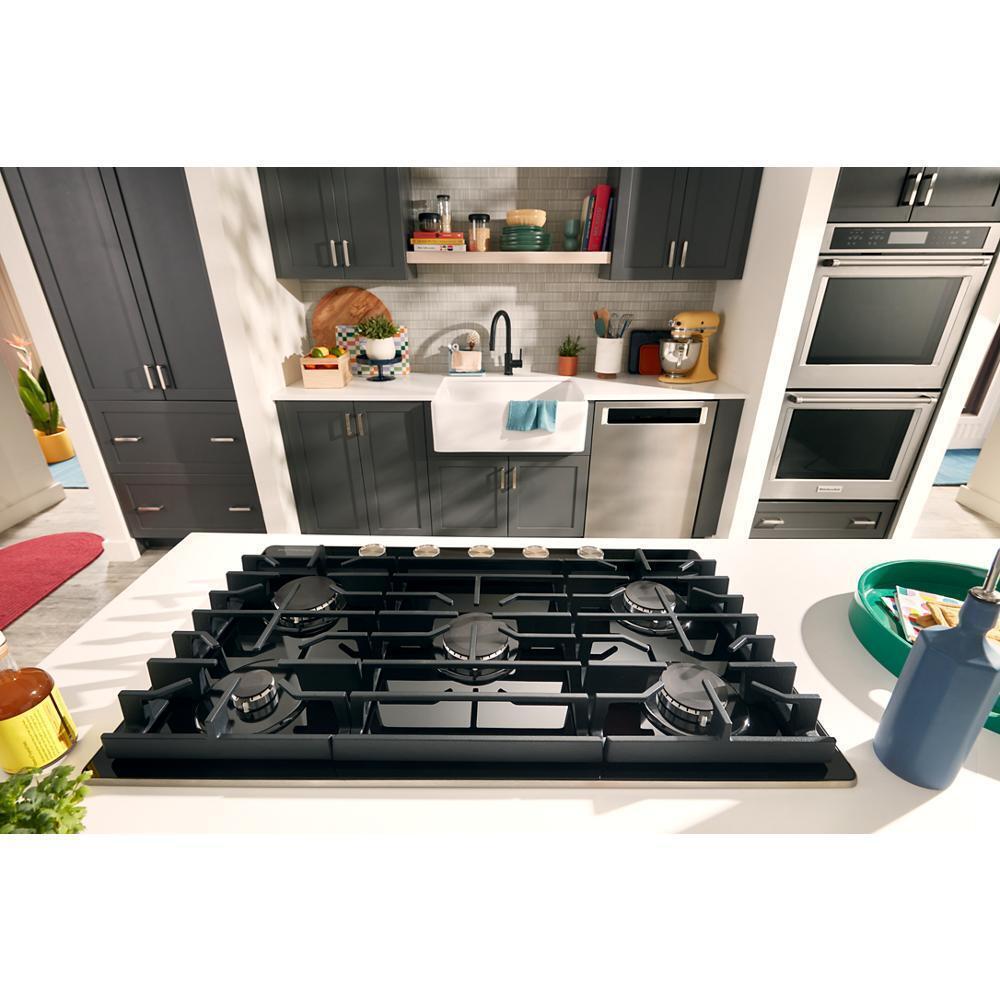 Kitchenaid 36" Gas-on-Glass Cooktop