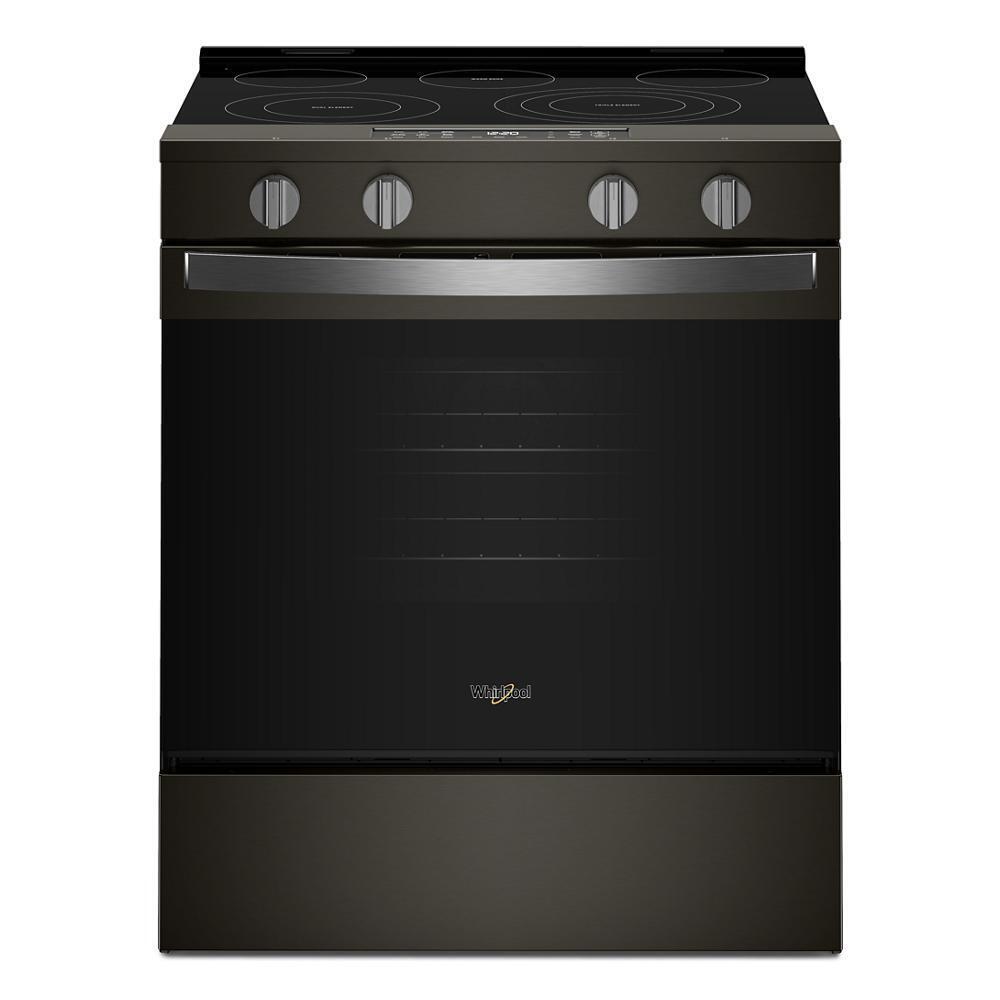 Whirlpool WSES5030SV 30-inch Electric Smart Range with Air Cooking Technology