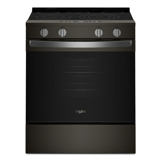 Whirlpool WSES5030SV 30-inch Electric Smart Range with Air Cooking Technology