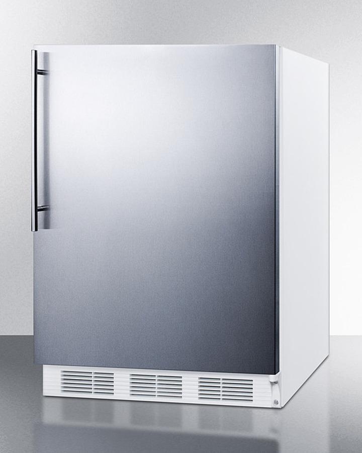 Summit CT661WSSHV 24" Wide Refrigerator-freezer