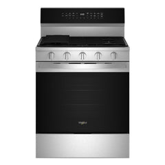 Whirlpool WFGS7530RZ 30-inch Smart Gas Range with Air Cooking Technology, No Preheat Air Fry, Steam/Self Clean and High Speed Preheat