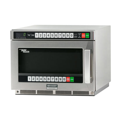 RCD1200M Sharp TwinTouch 1200 Watt Commercial Microwave Oven with Dual TouchPads