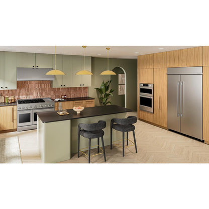 Kitchenaid KVWC908KSS 48'' 585 or 1170 CFM Motor Class Commercial-Style Wall-Mount Canopy Range Hood