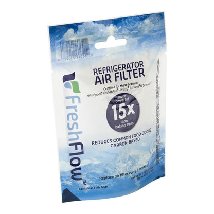 Kitchenaid W10311524 Freshflow Air Filter Cartridge for Refrigerators - 15X More Powerful than Baking Soda at Reducing Common Food Odors