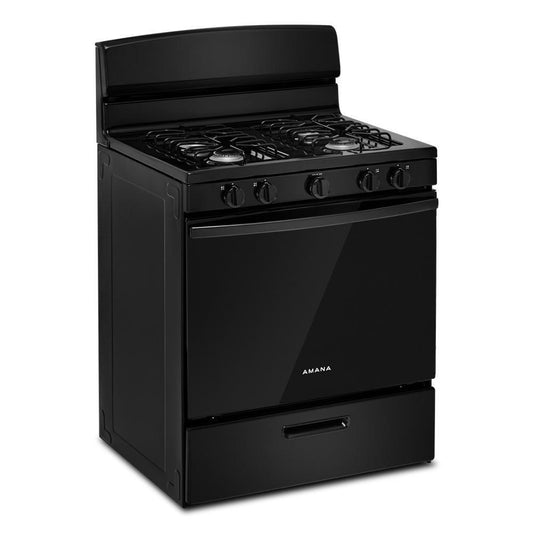 AGR4203MNB Amana® 30-inch Gas Range with Easy-Clean Glass Door
