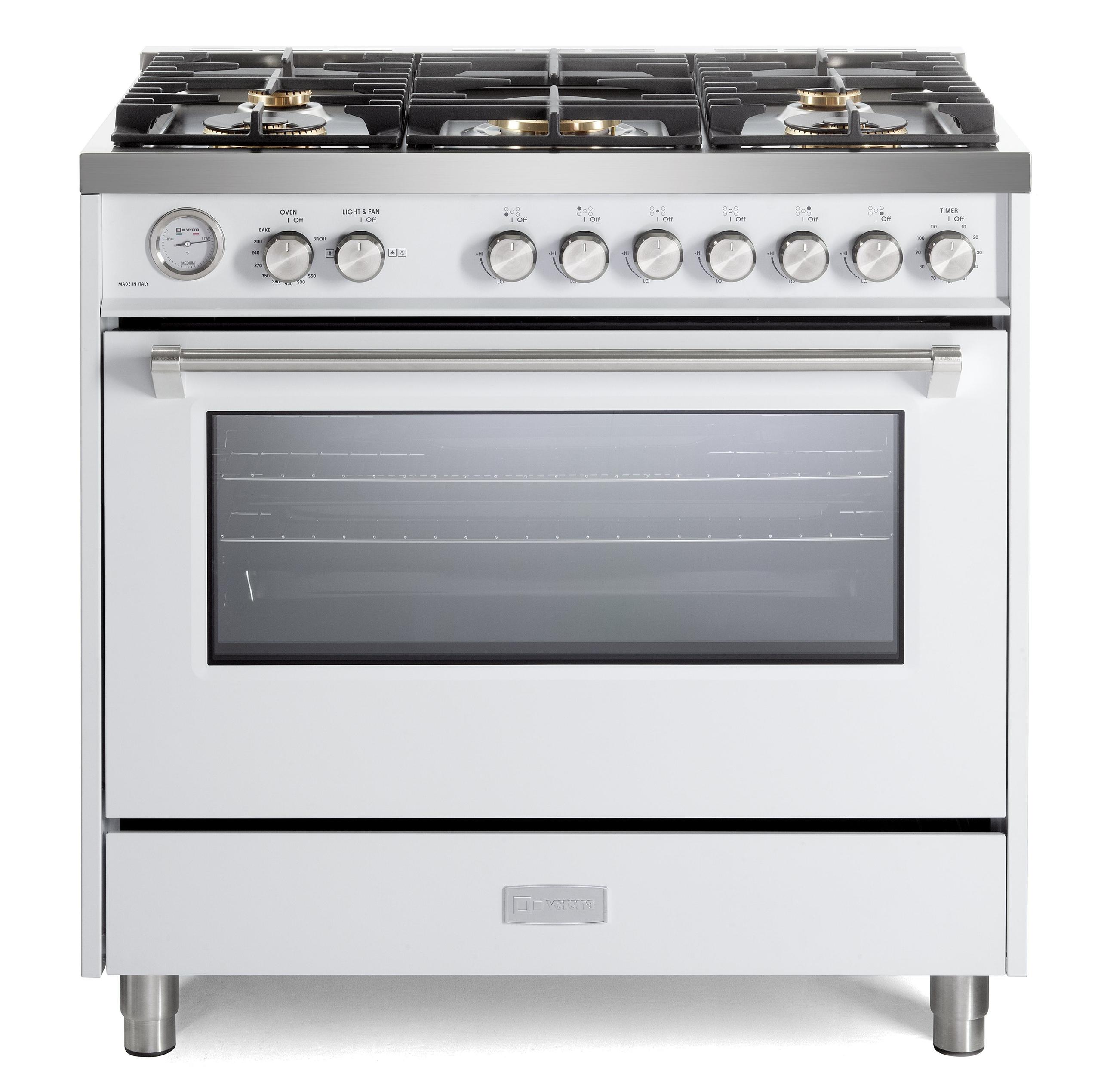 VUFSGG365W Verona Ultima 36" Gas Range - White