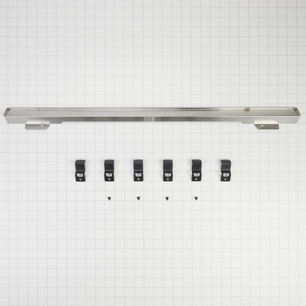 Kitchenaid W10837579 Built-In Range Flush Installation Trim Kit, Stainless Steel, fits JJW3430DS, JJW3430DP, JJW3830DS, and JJW3830DP