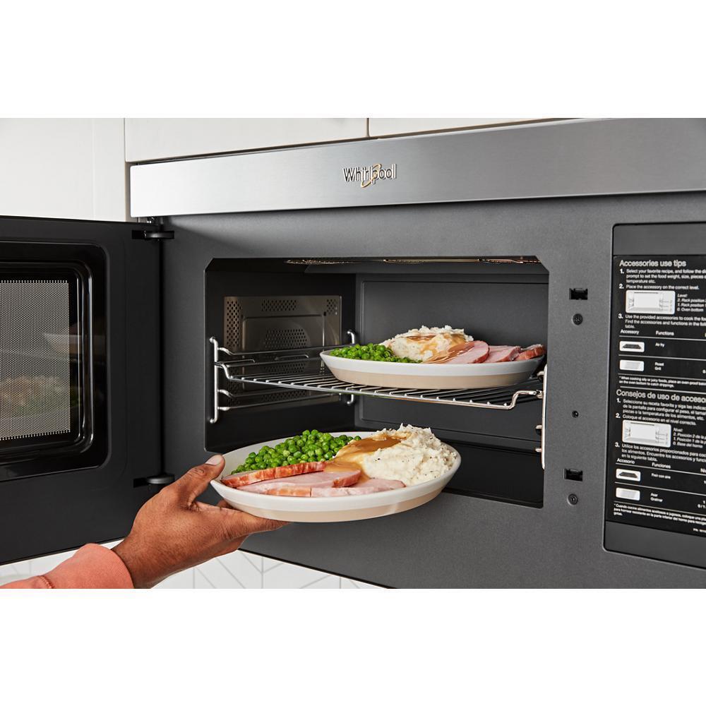 Whirlpool WMMF7330RB Air Fry Over- the-Range Oven with Flush Built-in Design