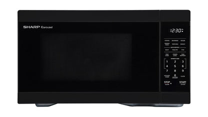 Sharp SMC1161HB 1.1 cu. ft. Black Countertop Microwave Oven