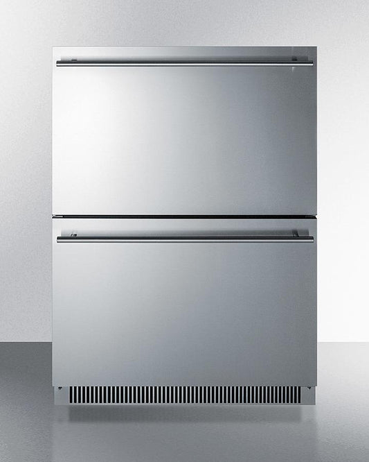 Summit ADRD24 24" Wide 2-drawer All-refrigerator, ADA Compliant