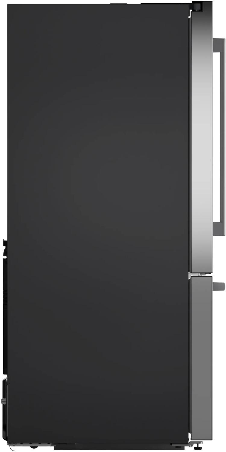 Bosch B36FD52SNS 500 Series, French Door Bottom freezer, multi door, 36'', Brushed steel (with anti-fingerprint), Total No Frost