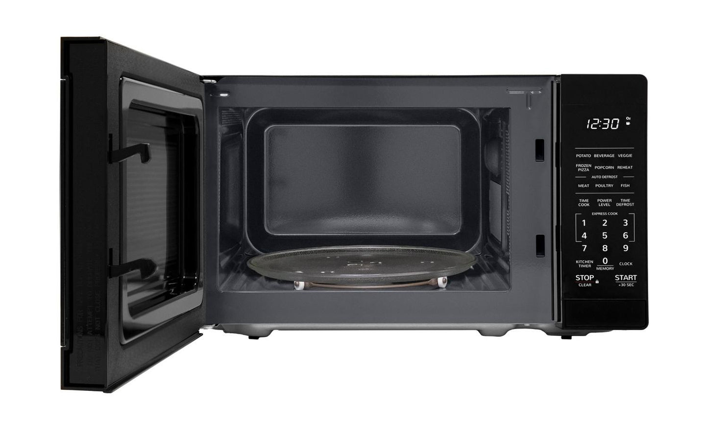Sharp SMC0760HB 0.7 cu. ft. Black Countertop Microwave Oven