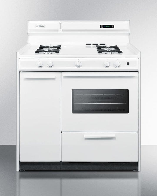 Summit WNM4307KW 36" Wide Gas Range
