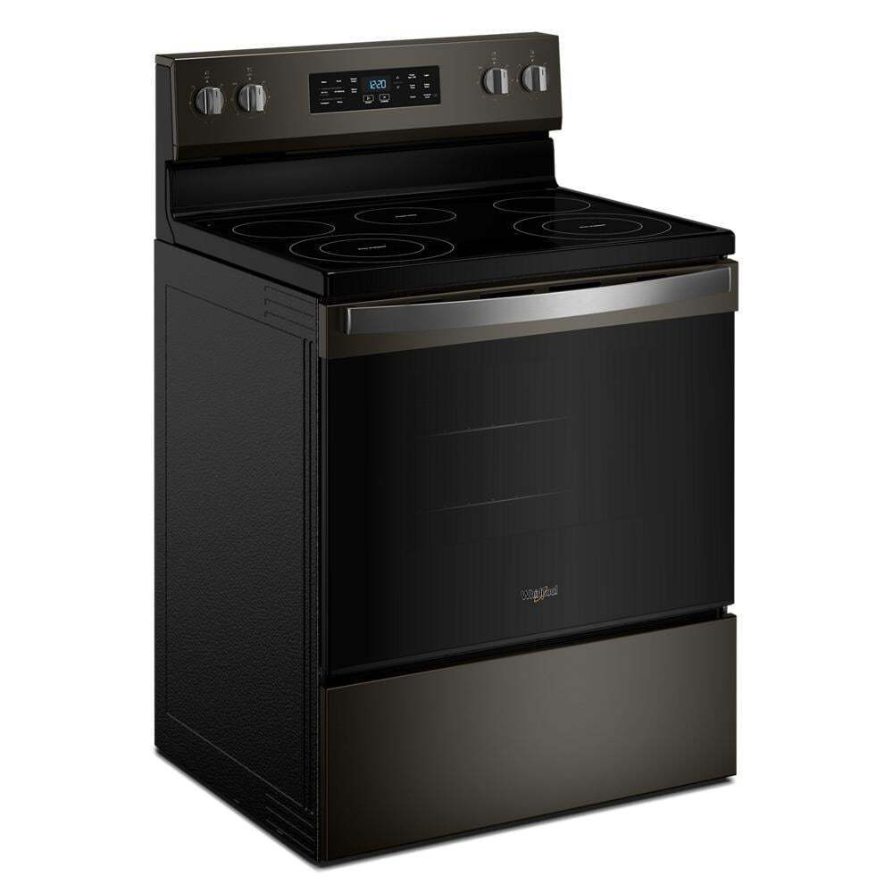 Whirlpool WFES4530SV 30-inch Electric Range with Air Cooking Technology and Steam Clean