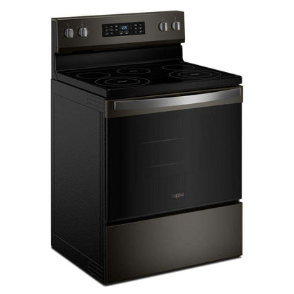 Whirlpool WFES4530SV 30-inch Electric Range with Air Cooking Technology and Steam Clean